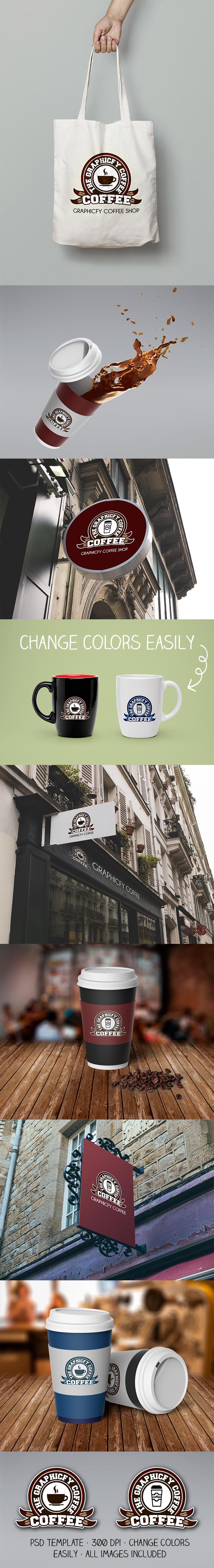 Download Cafe Logo Psd Template Graphicfy