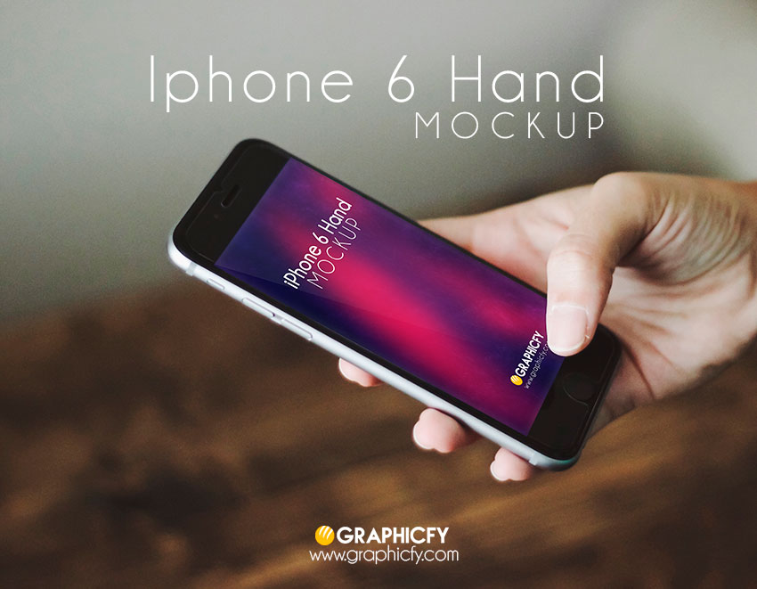 iPhone Mock up Hand