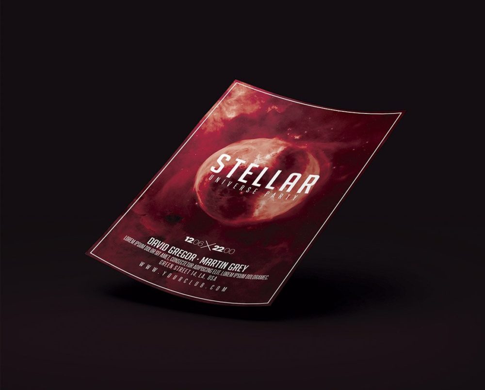 Space Flyer Template