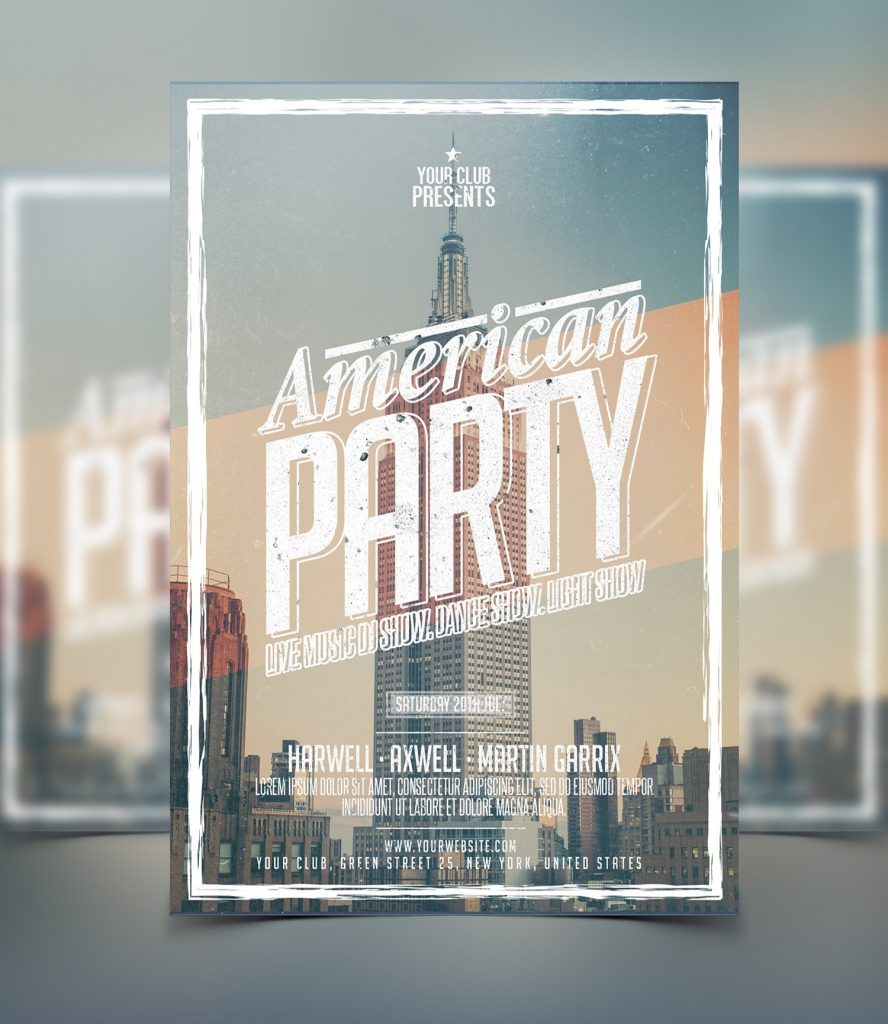 American Flyer Template PSD - Graphicfy Templates