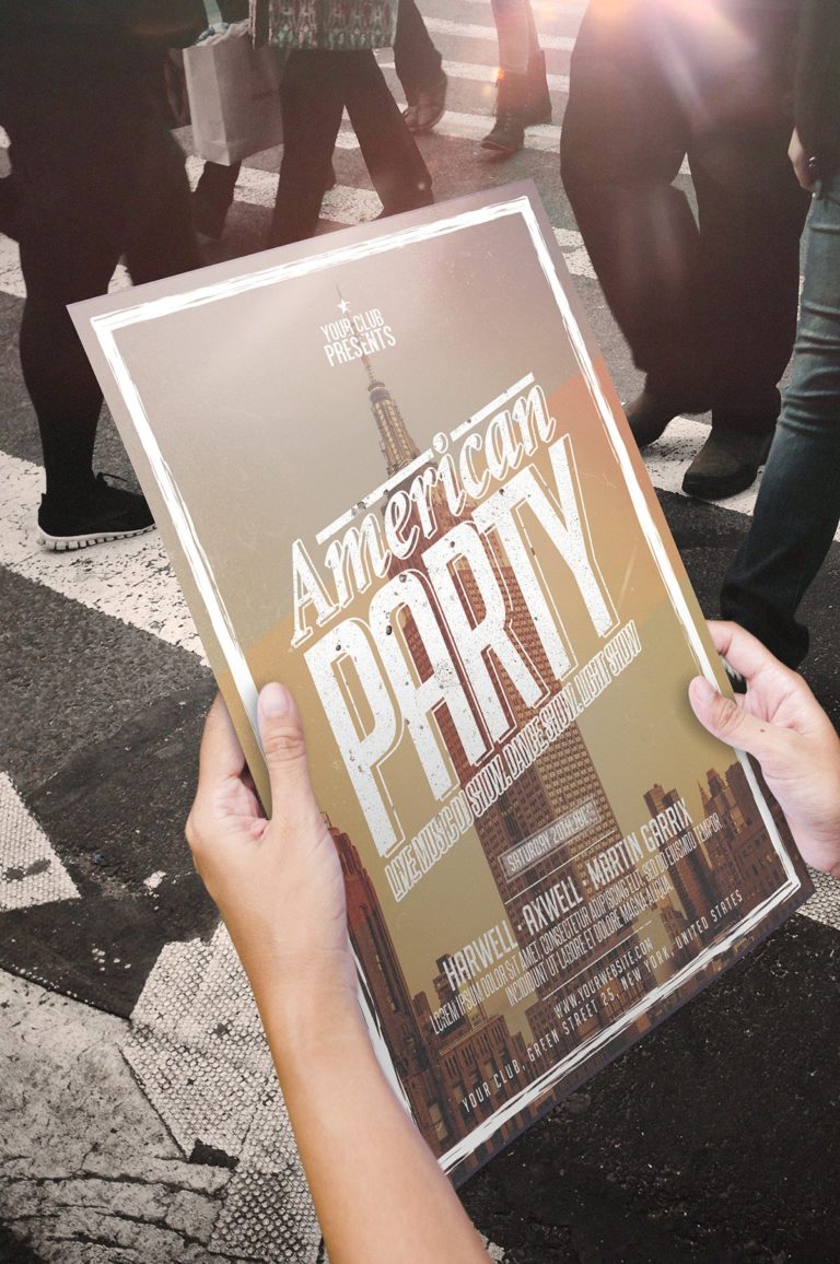 American Flyer Template PSD - Graphicfy Templates
