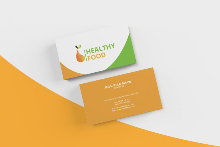 Healthy Food Corporate Stationery Pack - Graphicfy