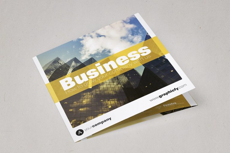 Brochure 3 Fold Template Psd