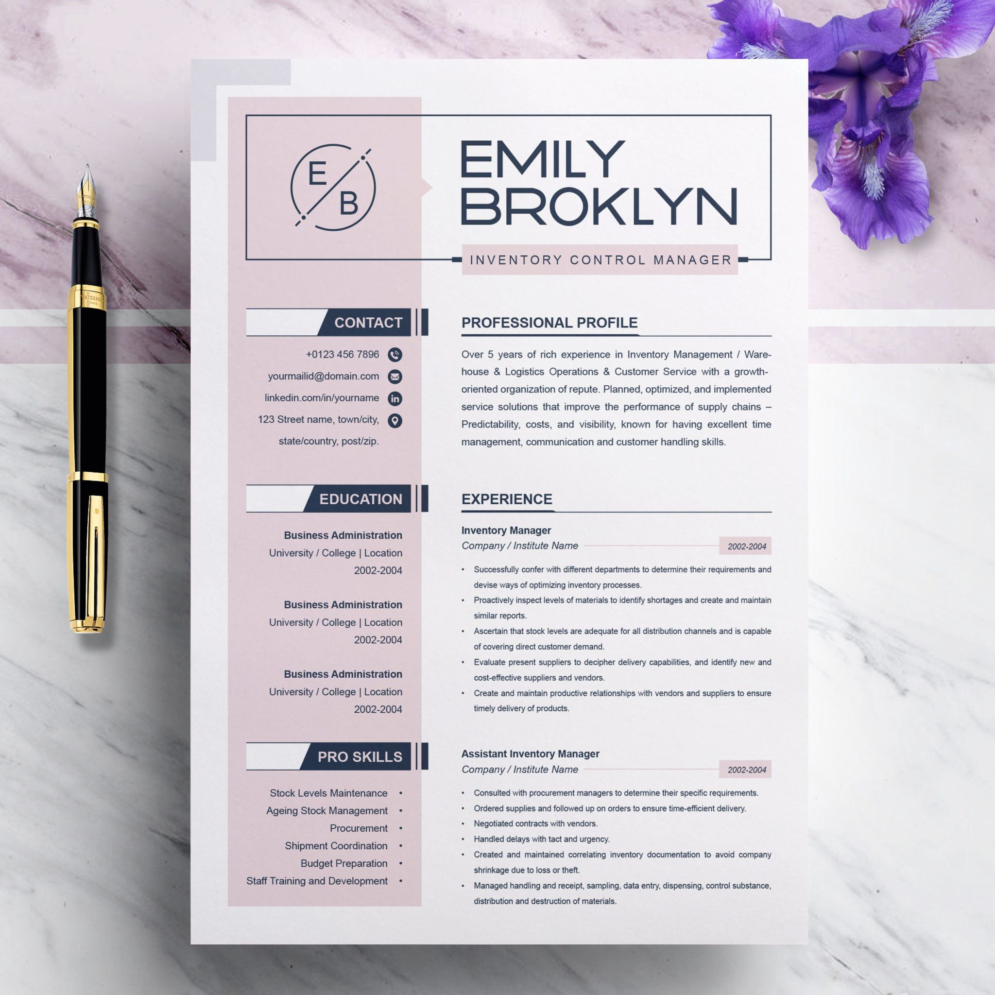Modern and Creative Resume Template Graphicfy
