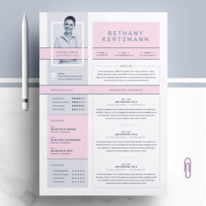 Resume Design for Freelance and Journalist