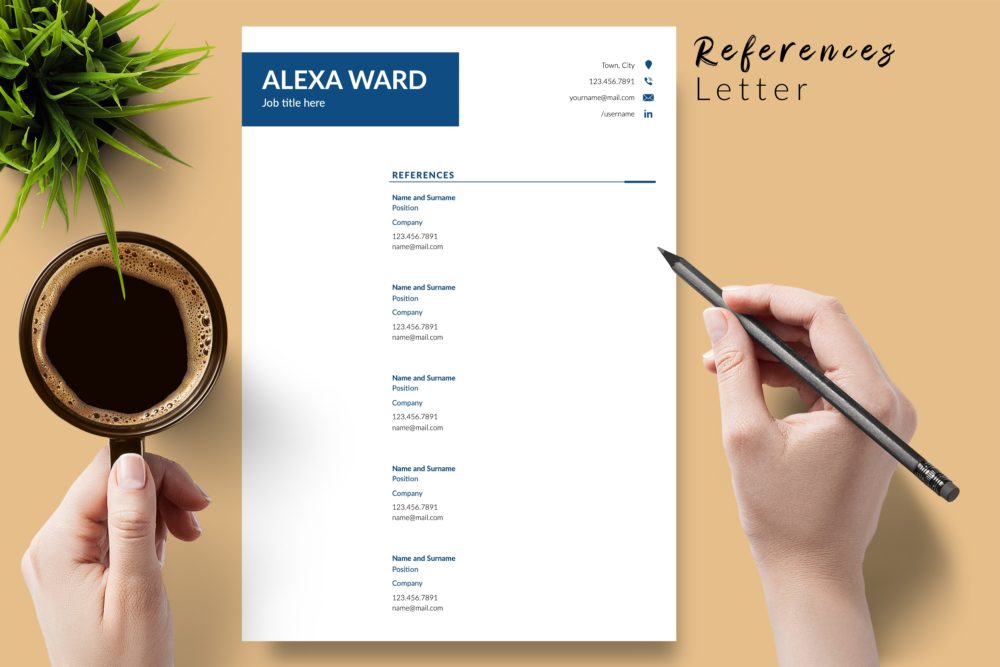 Professional Resume Format for Microsoft Word & Apple Pages - Graphicfy
