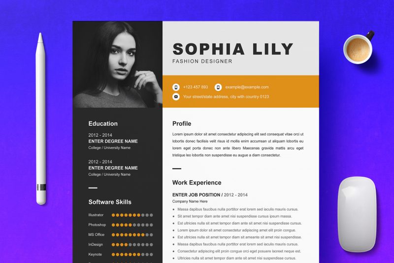 Engineer Resume Template Format - Graphicfy