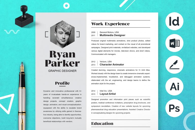Engineer Resume Template for Word Graphicfy Engineer Resume Template for Word Graphicfy