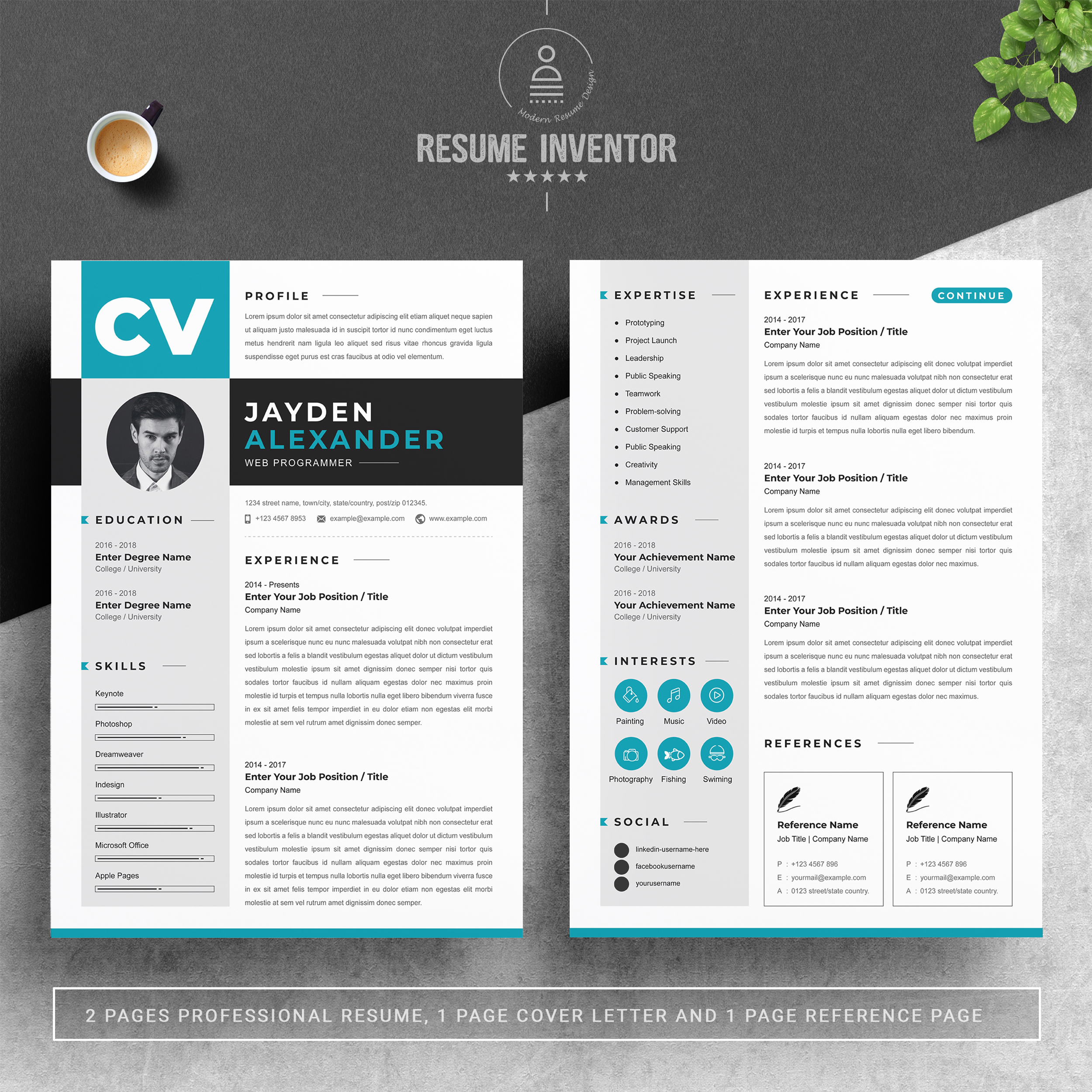 Resume/CV  Resume design template, Resume design creative, Resume cv